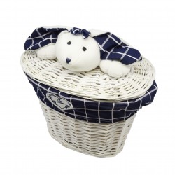 4er Set LB9092 Aufbewahrungsbox Deko Bad Küche Weidenkorb