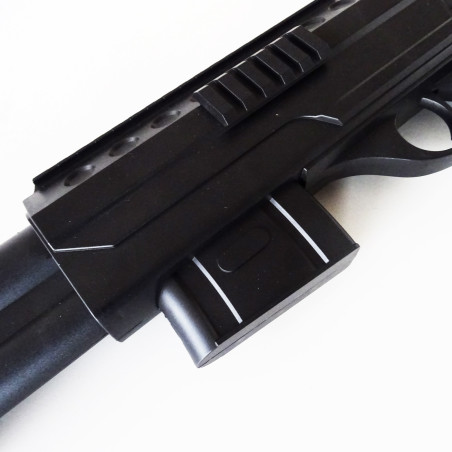 Rayline Softair Gewehr Shotgun 0581 ABS schwarz 6mm Federdruck 52cm 425g